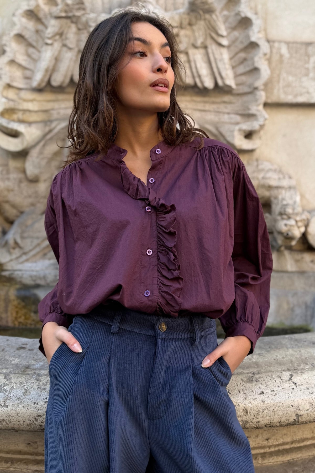 Intuition - Camicia Rouches