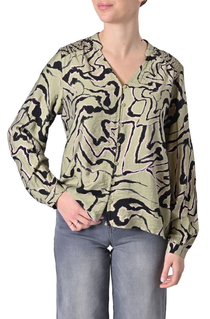 Blusa Ihanna stampata di B•young
