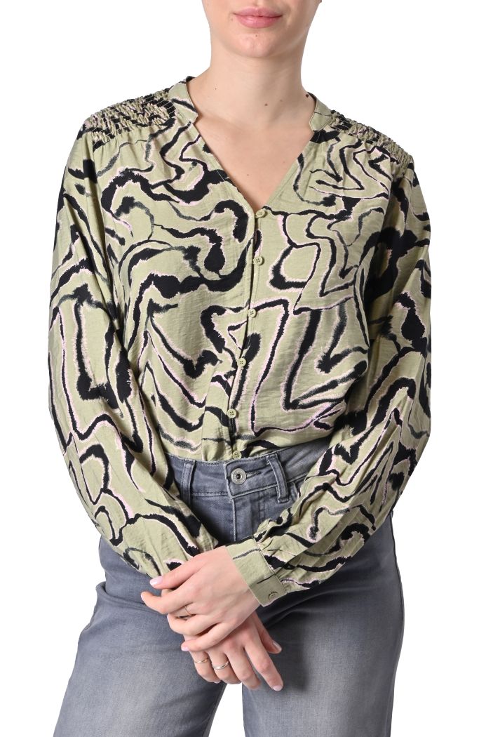 Blusa Ihanna stampata di B•young