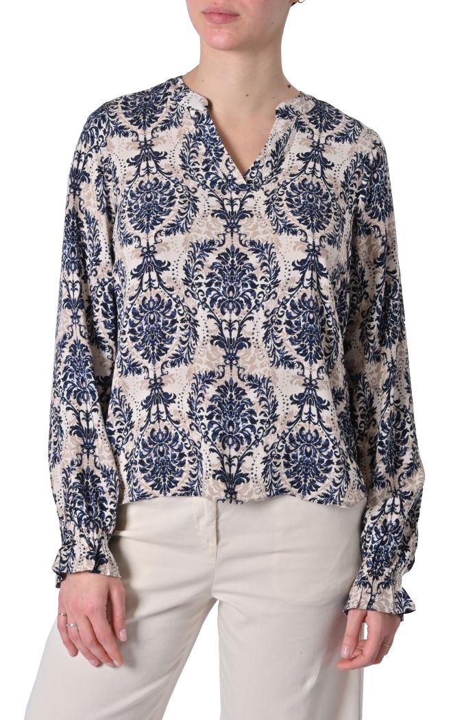 Blusa Lowi in viscosa stampata di Fransa