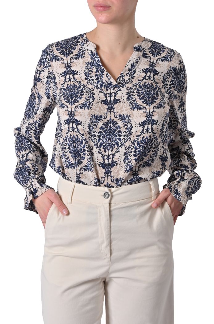Blusa Lowi in viscosa stampata di Fransa