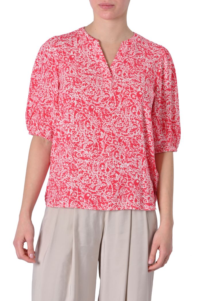 Blusa Merle in viscosa stampata di Fransa