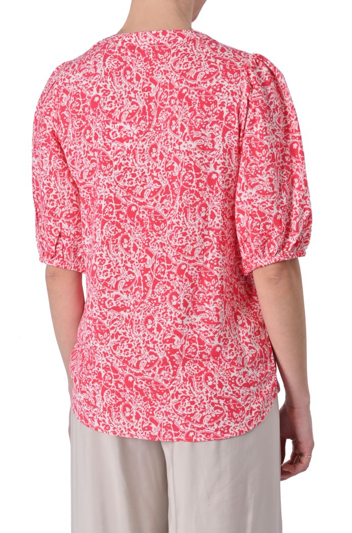 Blusa Merle in viscosa stampata di Fransa