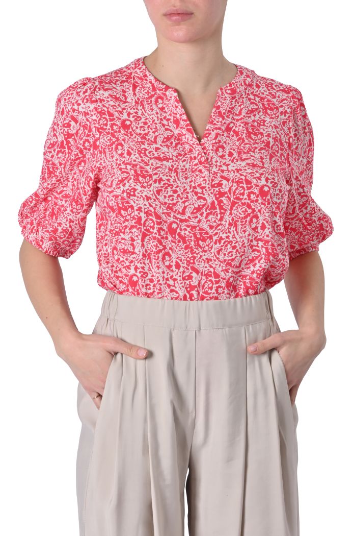 Blusa Merle in viscosa stampata di Fransa