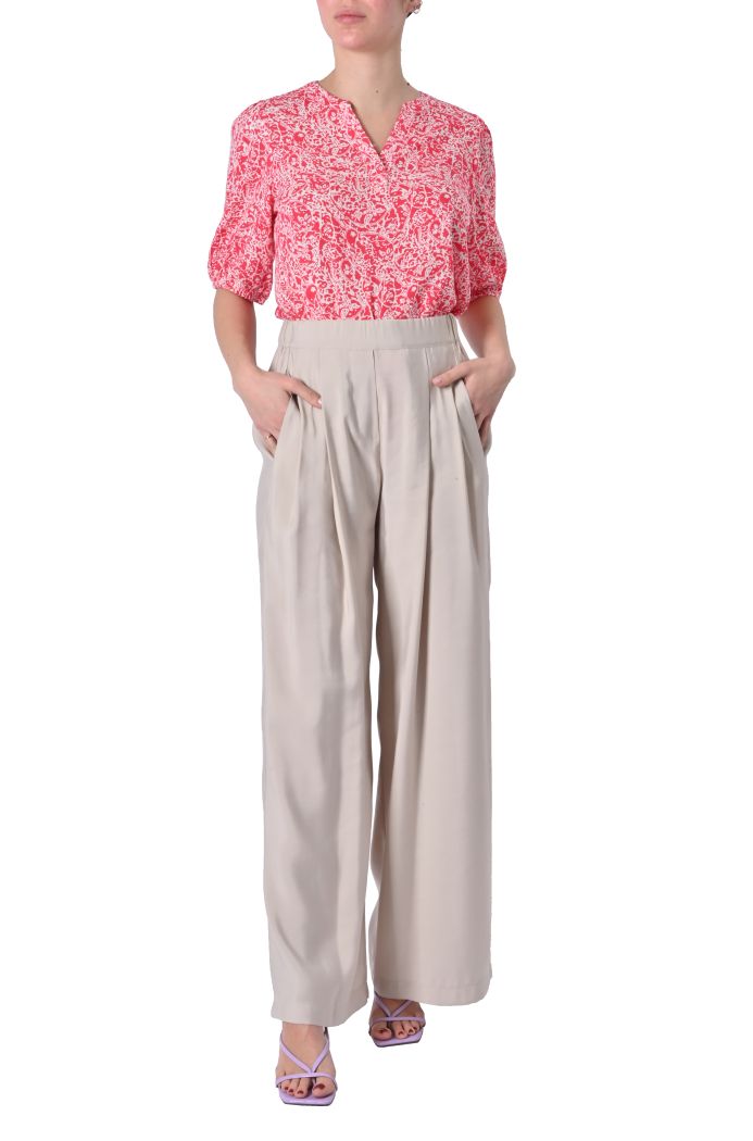 Blusa Merle in viscosa stampata di Fransa