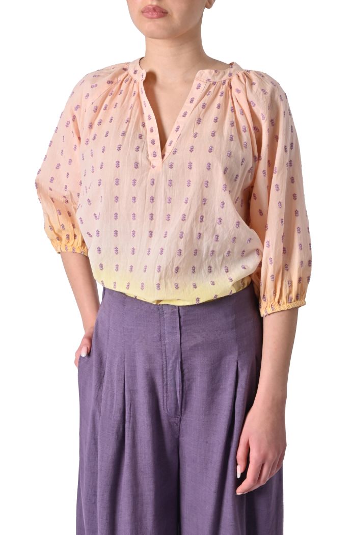 Blusa Neroli ricamo plumetis di Garance