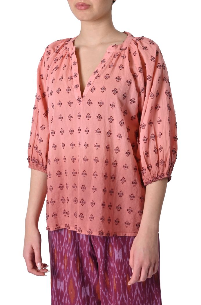 Blusa Neroli ricamo plumetis di Garance