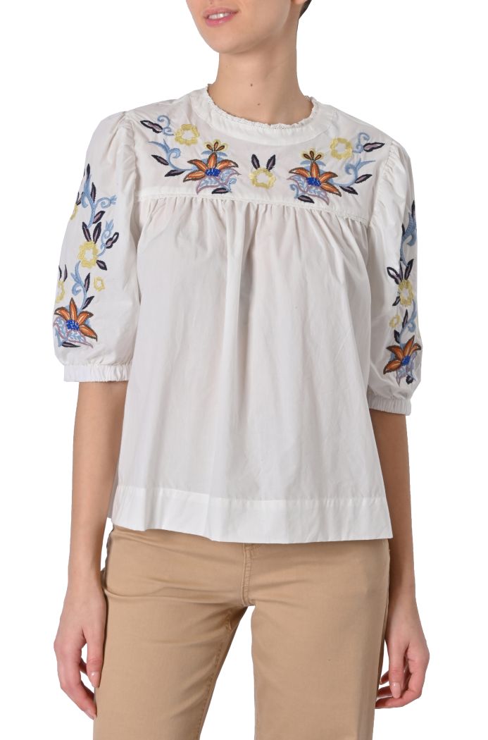 Blusa Soluzy ricamo fantasia di An'ge