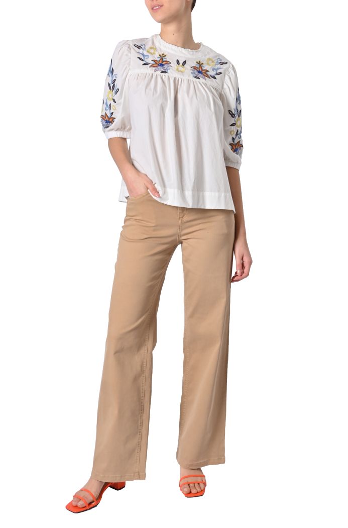 Blusa Soluzy ricamo fantasia di An'ge