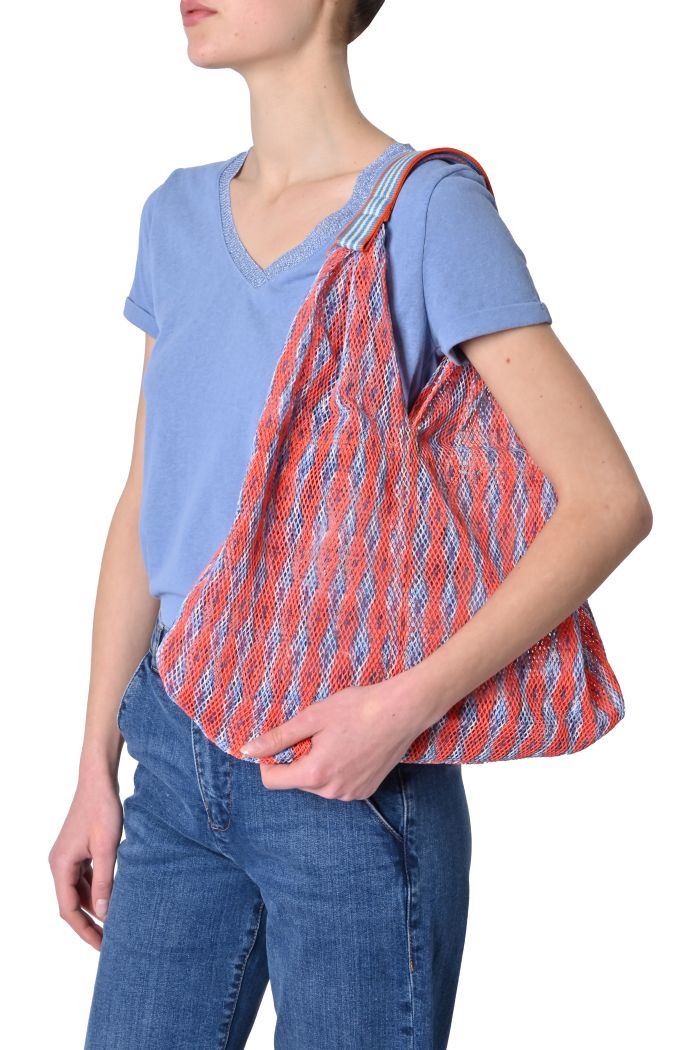 Borsa Daipur small rete multicolore di Épice