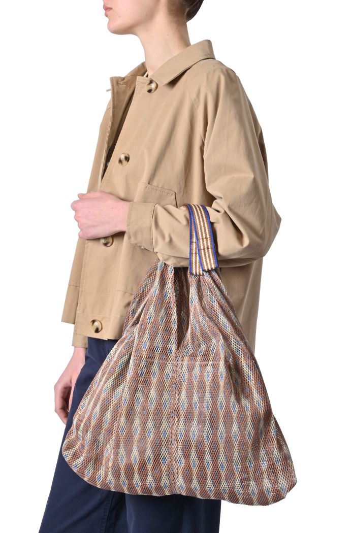 Borsa Daipur small rete multicolore di Épice