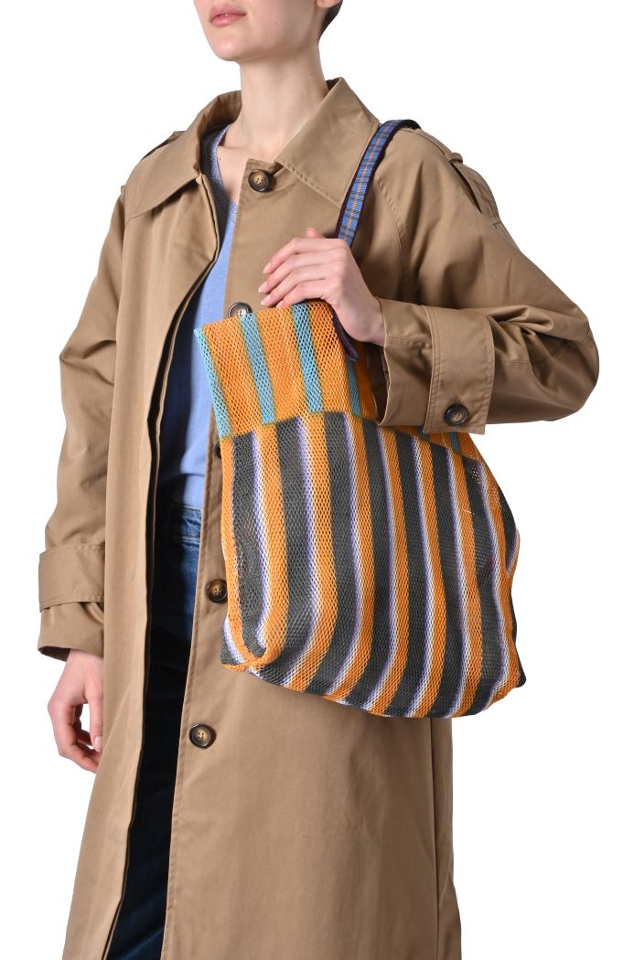 Borsa Kampur big rete multicolore di Épice