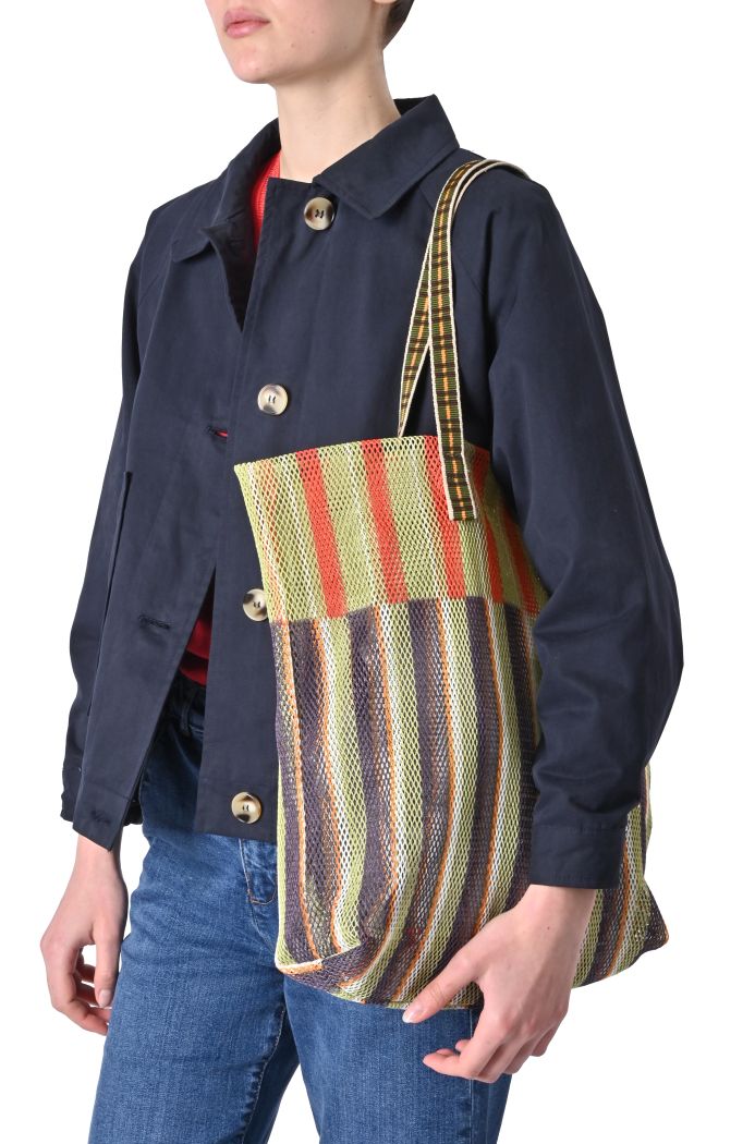Borsa Kampur big rete multicolore di Épice