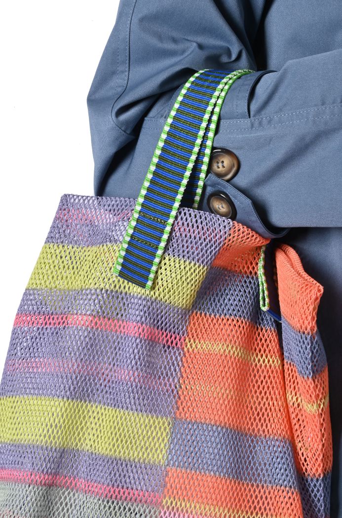 Borsa Kampur small rete multicolore di Épice