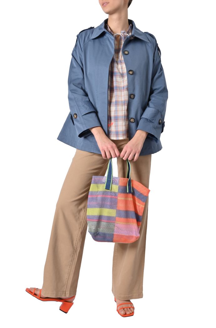 Borsa Kampur small rete multicolore di Épice