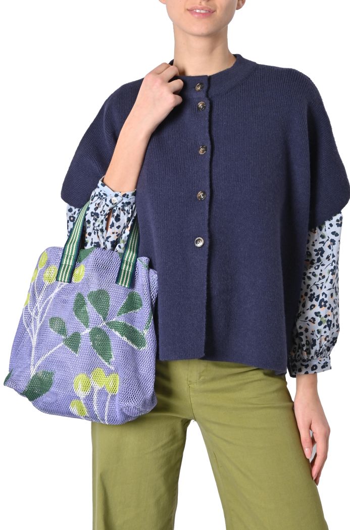 Borsa Kampur small rete multicolore di Épice