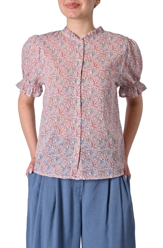 Camicia Clara in cotone stampato di Artlove
