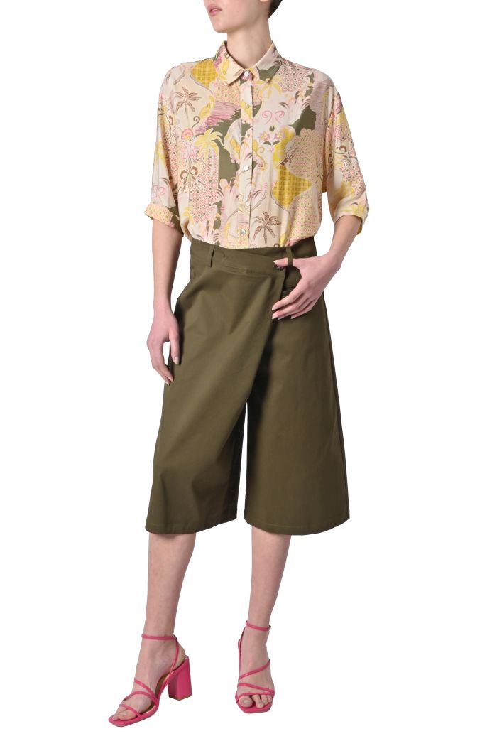 Camicia Ezekiel in rayon stampato di Adorè
