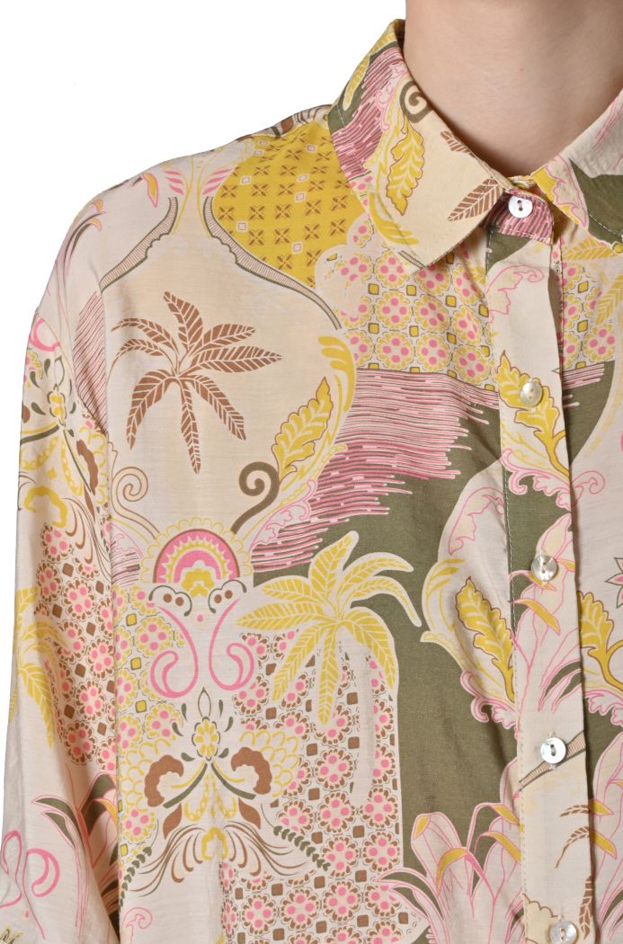 Camicia Ezekiel in rayon stampato di Adorè