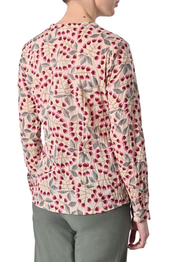 Camicia Flowers stropicciata fantasia di Nice Things