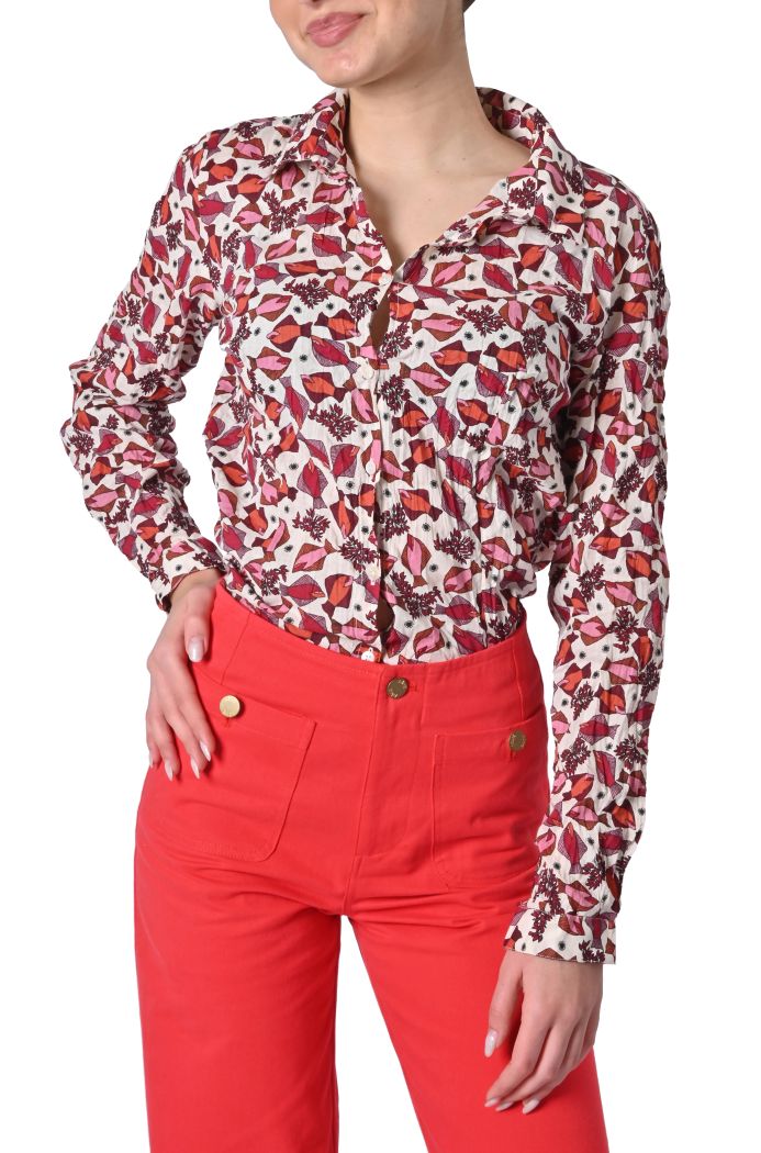 Camicia Hawaiian stropicciata fantasia di Nice Things