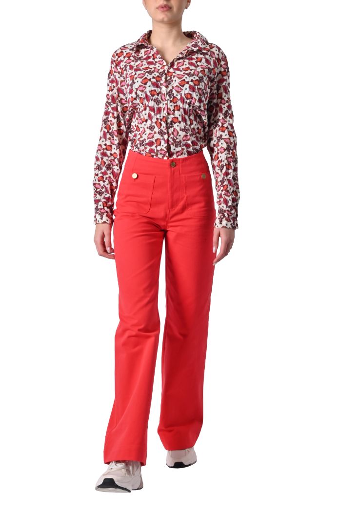 Camicia Hawaiian stropicciata fantasia di Nice Things