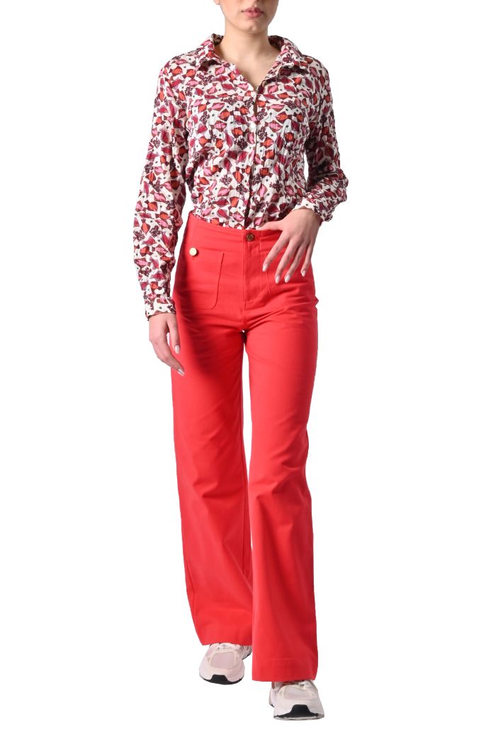 Camicia Hawaiian stropicciata fantasia di Nice Things