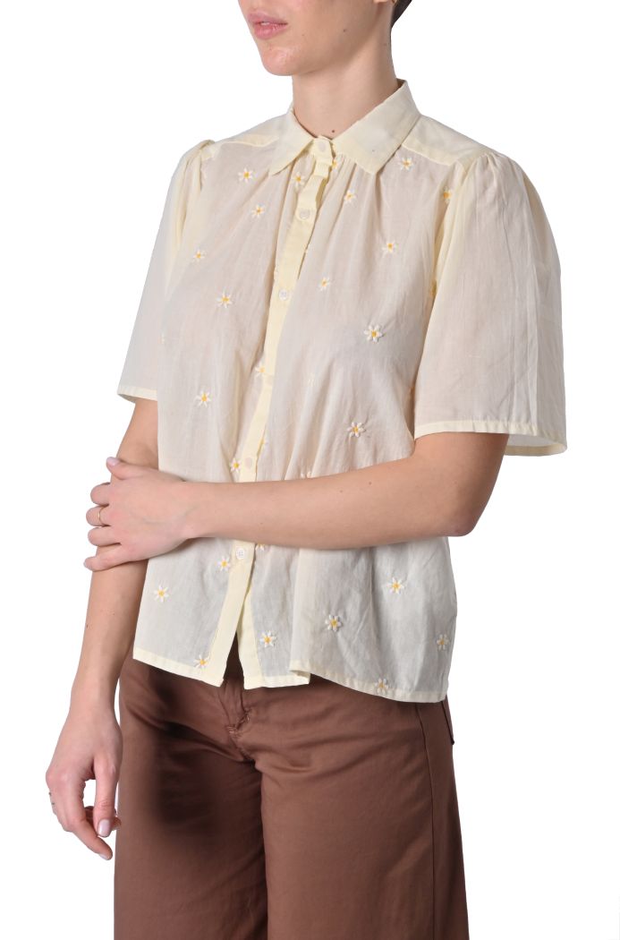Camicia Margarita ricamata di Compañia Fantástica