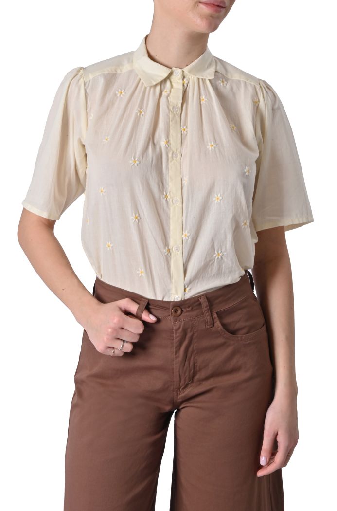 Camicia Margarita ricamata di Compañia Fantástica