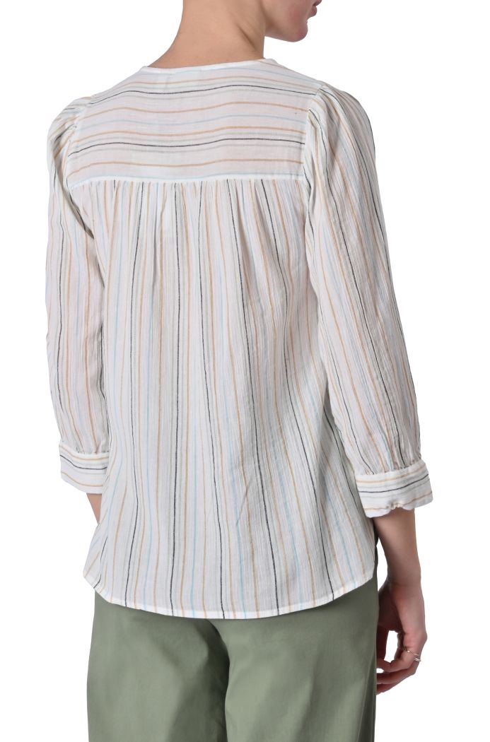 Camicia Nadi in cotone rigato di Fransa