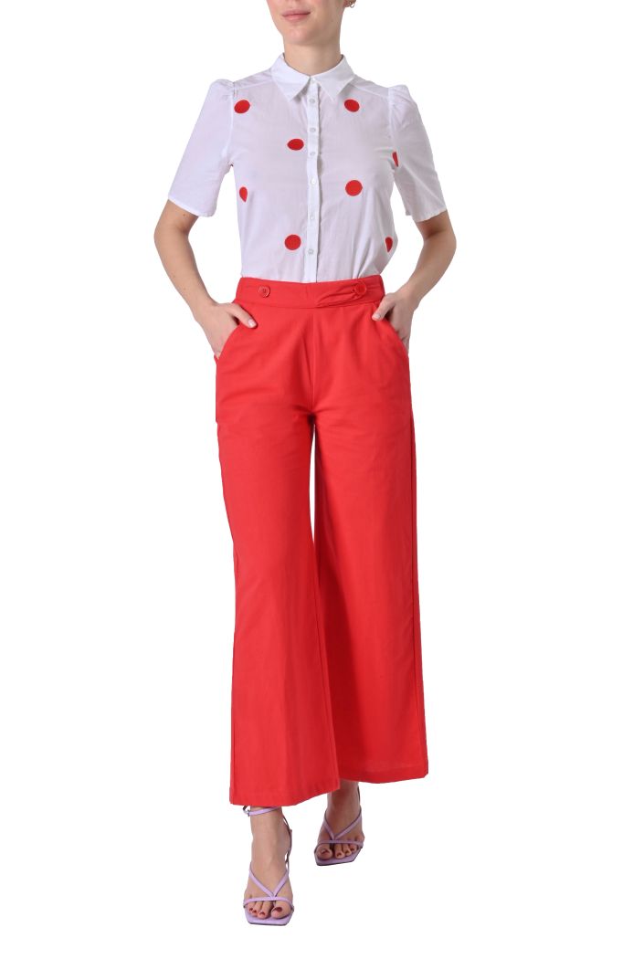 Camicia Pois ricamata di Compañia Fantástica