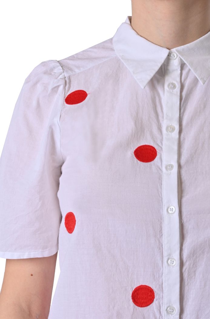 Camicia Pois ricamata di Compañia Fantástica