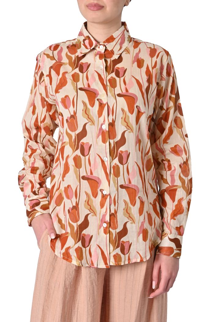 Camicia Printer in cotone stampato di Luk Ap