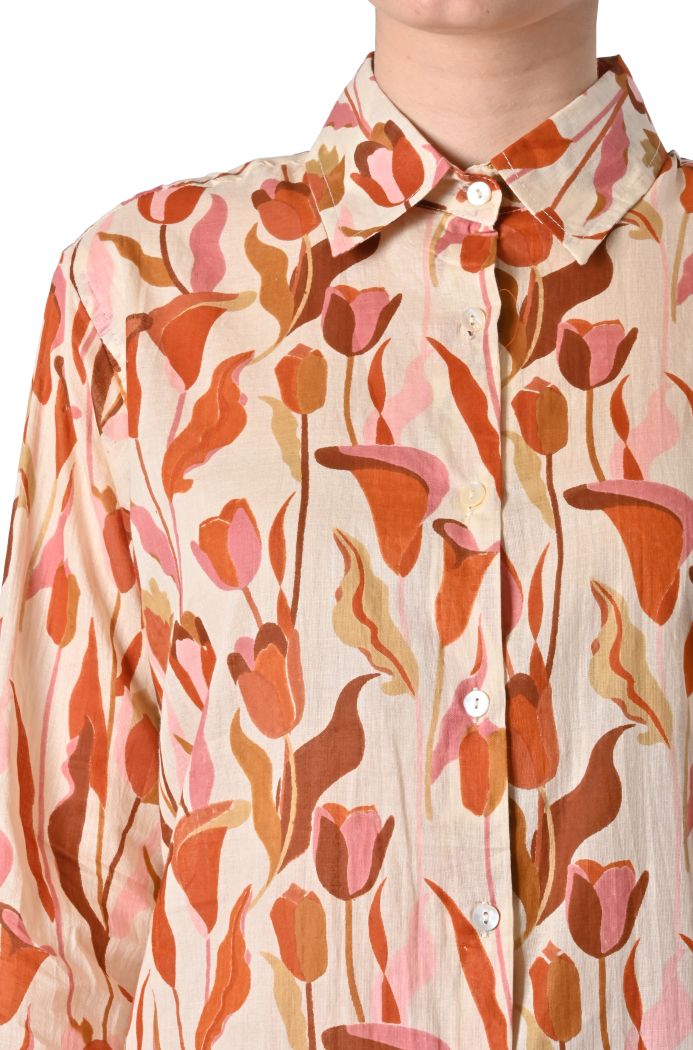 Camicia Printer in cotone stampato di Luk Ap