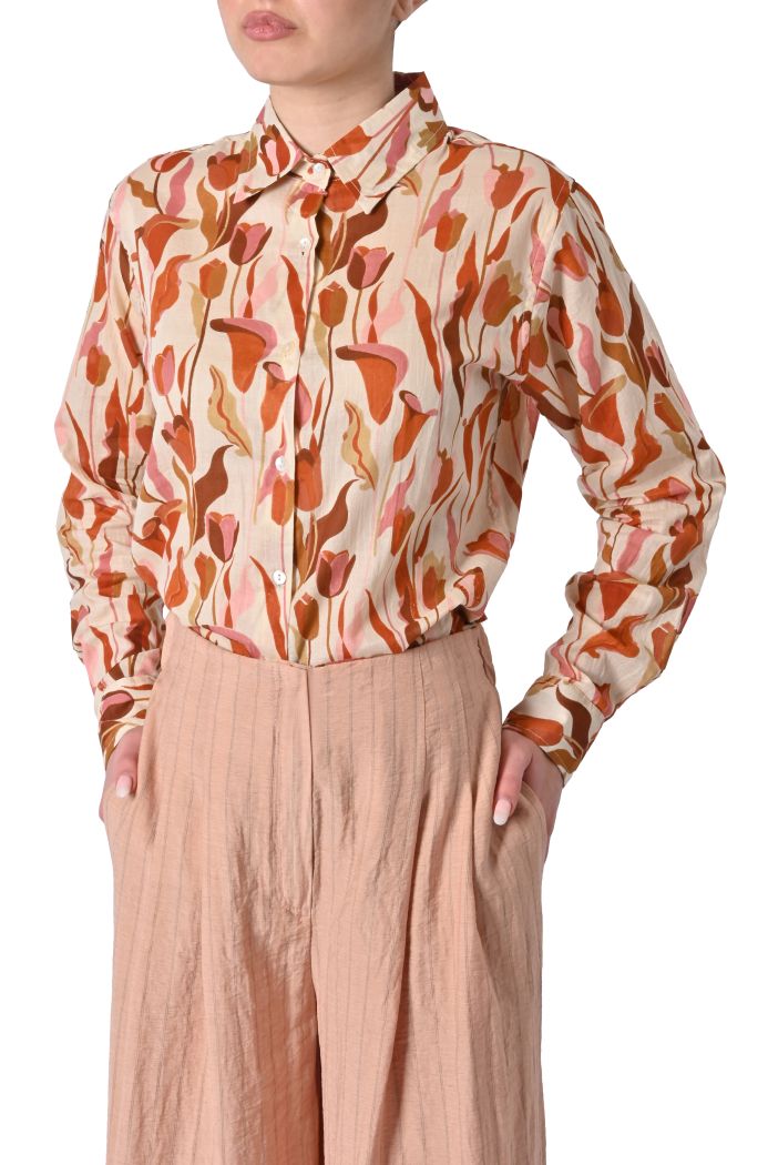 Camicia Printer in cotone stampato di Luk Ap