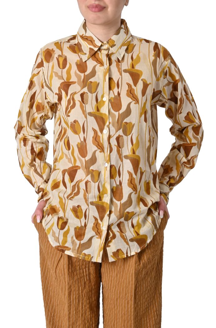 Camicia Printer in cotone stampato di Luk Ap