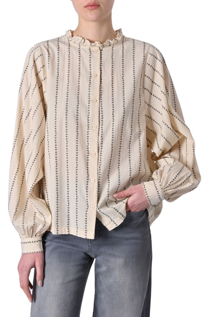 Camicia Qsima in cotone stampato di Ichi