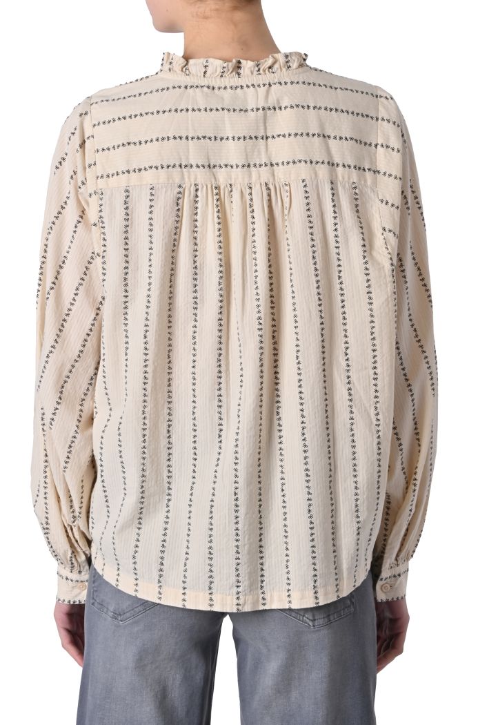 Camicia Qsima in cotone stampato di Ichi