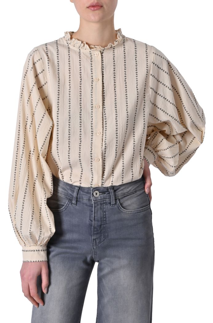 Camicia Qsima in cotone stampato di Ichi