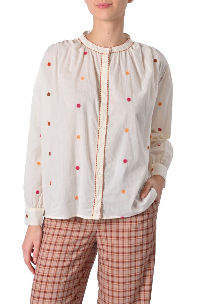 Camicia Sadele ricamo pois di An'ge
