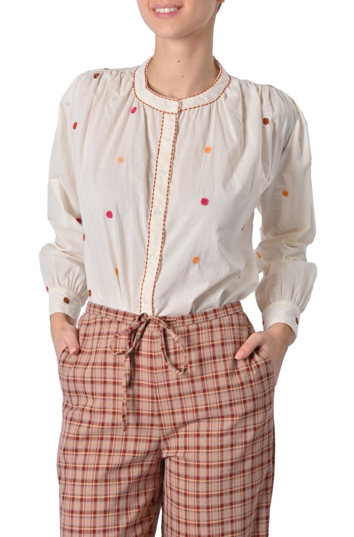 Camicia Sadele ricamo pois di An'ge