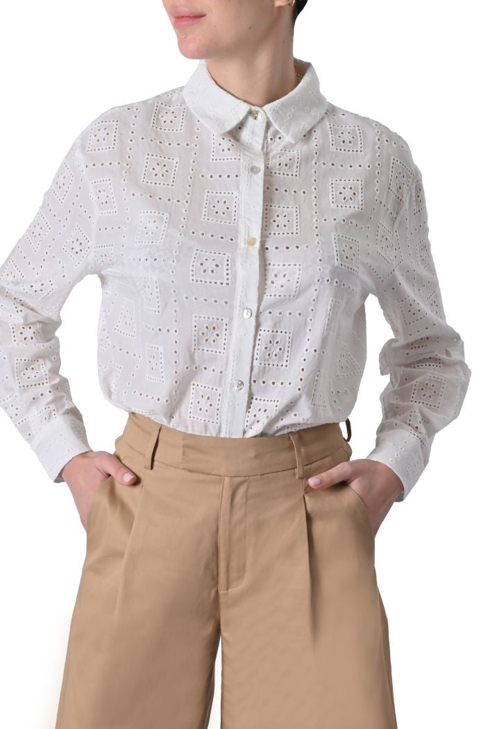 Camicia Venise in sangallo di Garance