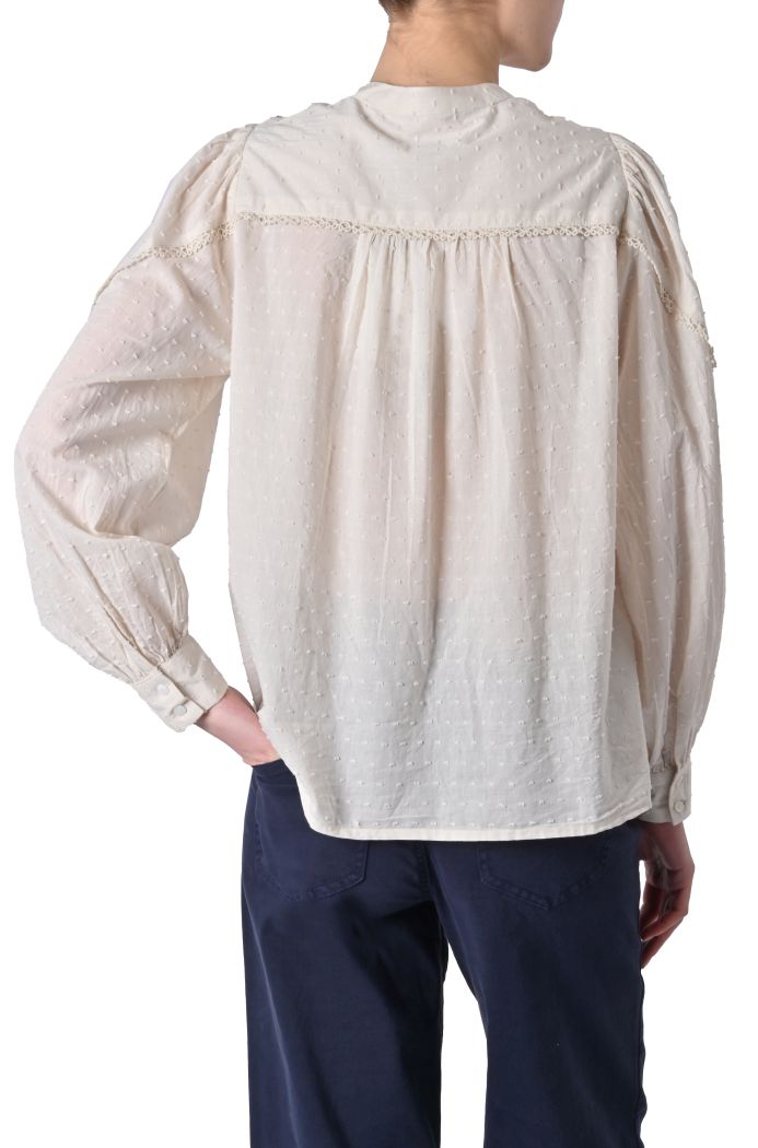 Camicia Zabrina in plumetis di Ichi