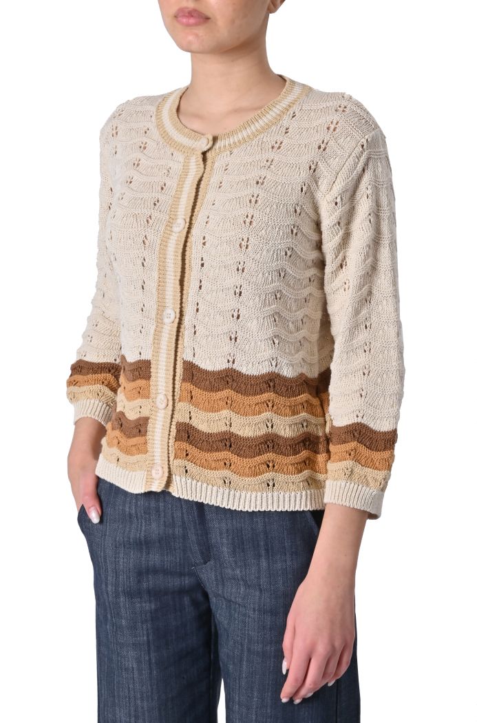 Cardigan Onde traforato di Sheare