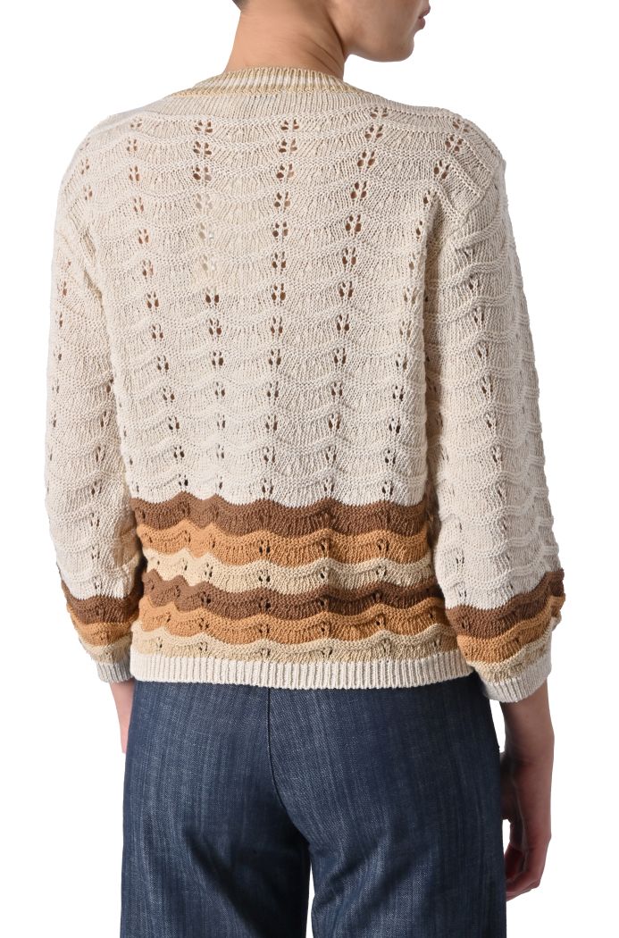 Cardigan Onde traforato di Sheare