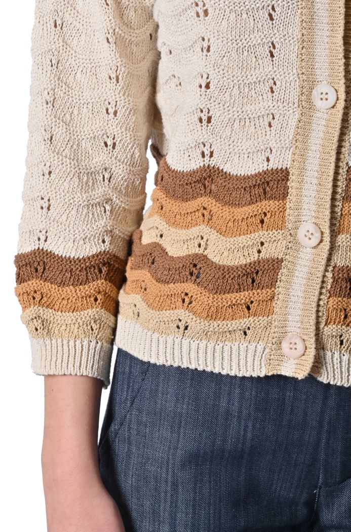 Cardigan Onde traforato di Sheare