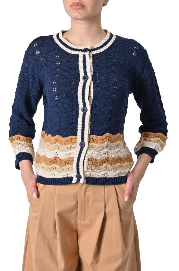 Cardigan Onde traforato di Sheare