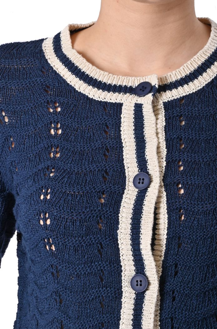 Cardigan Onde traforato di Sheare