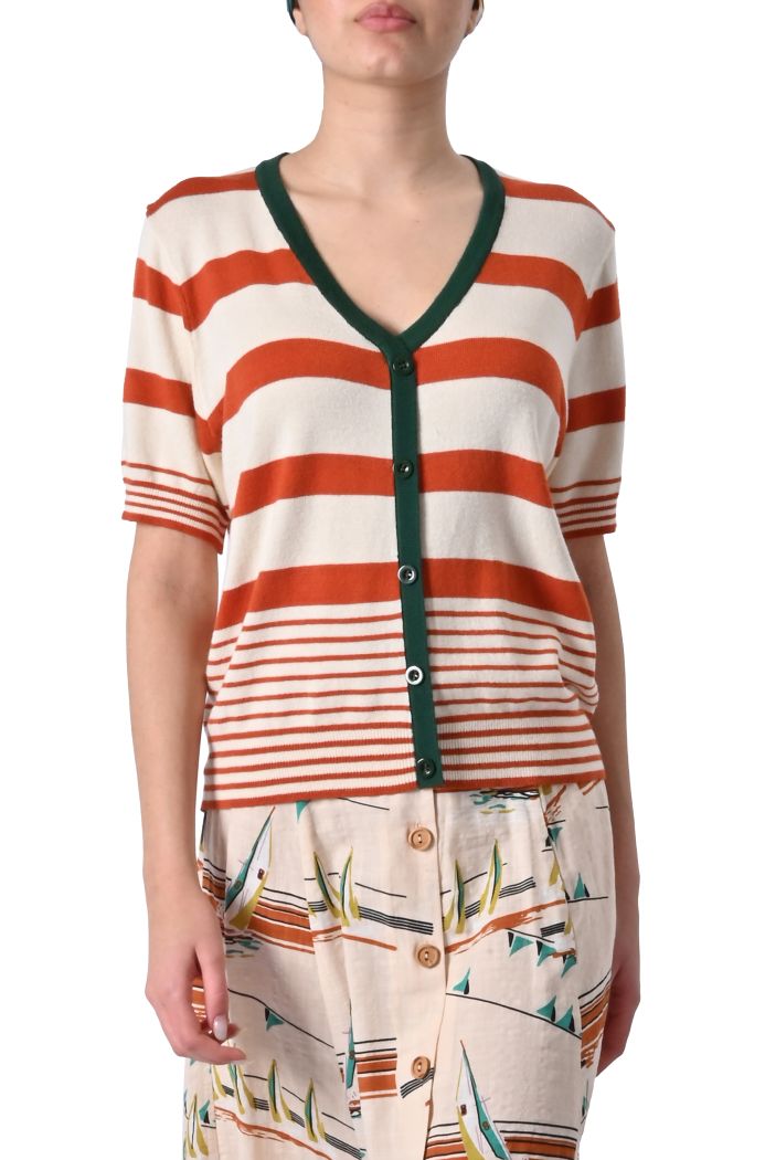Cardigan Pretty a righe di Compañia Fantástica