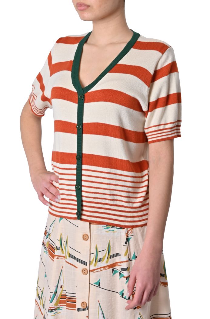 Cardigan Pretty a righe di Compañia Fantástica